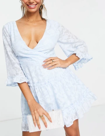 Rochie scurta Miss Selfridge, bleu Albastru