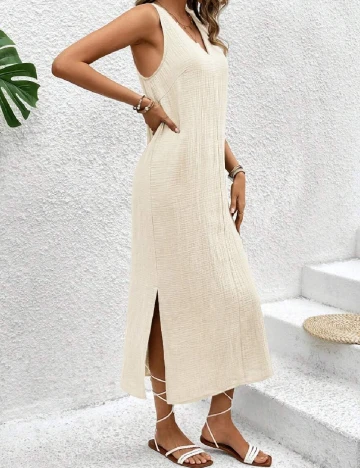 Rochie medie SHEIN, crem Crem