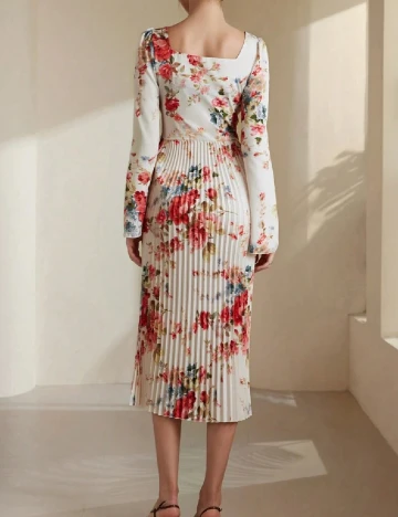 Rochie medie SHEIN, floral print Floral print