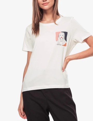 Tricou Vero Moda, alb, M