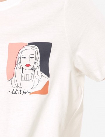 Tricou Vero Moda, alb, M