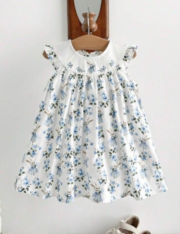 
						Rochie CozyCub, alb