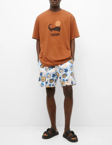 Short de baie Pull&Bear, mix culori