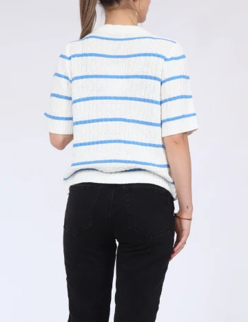 Bluza Jacqueline de Yong, alb Alb