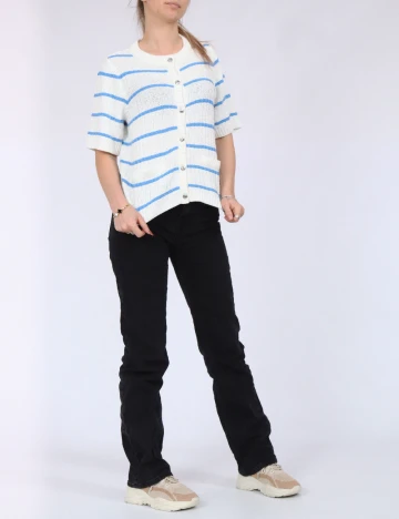 Bluza Jacqueline de Yong, alb Alb