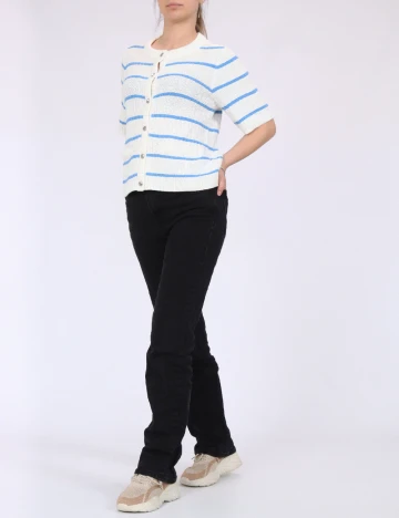 Bluza Jacqueline de Yong, alb Alb