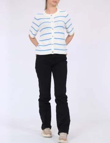 Bluza Jacqueline de Yong, alb Alb
