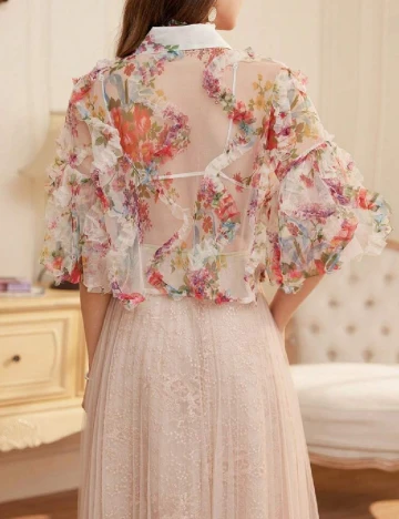 Camasa SHEIN, floral print Floral print
