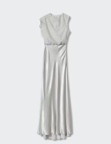 Rochie lunga Mango, gri