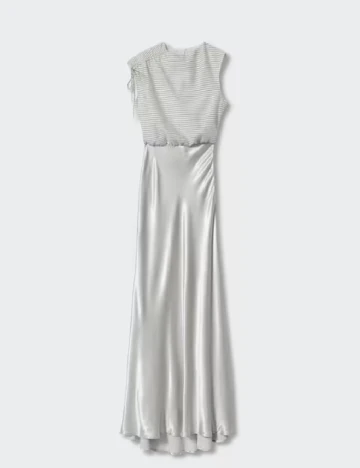 Rochie lunga Mango, gri