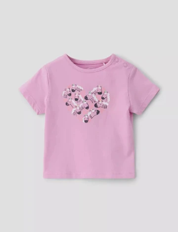 Tricou s.Oliver, roz Roz