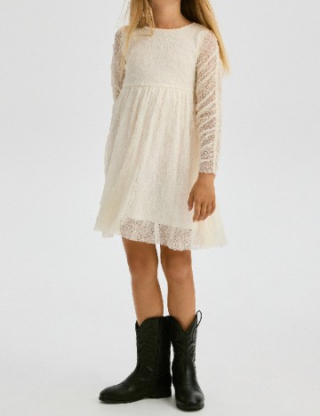 
						Rochie Reserved, ecru