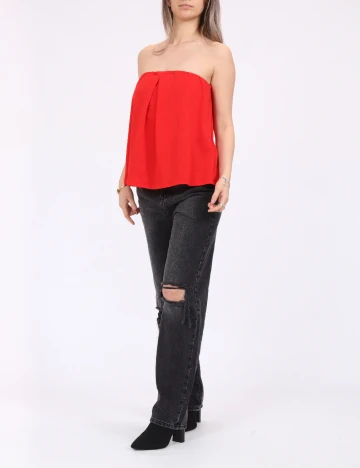 Top Vero Moda, rosu