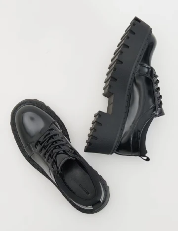 Pantofi Reserved, negru Negru