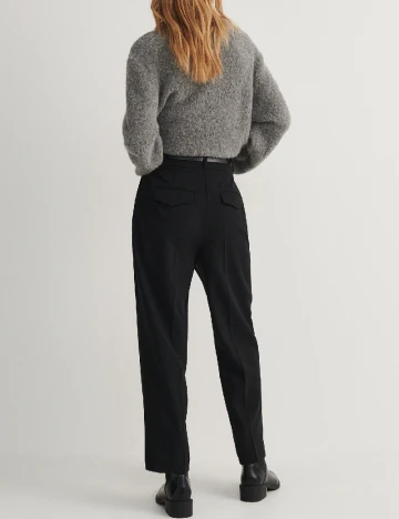 Pantaloni Reserved, negru