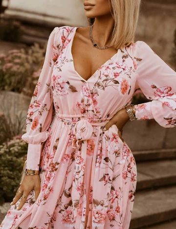 Rochie lunga SHEIN, roz Roz