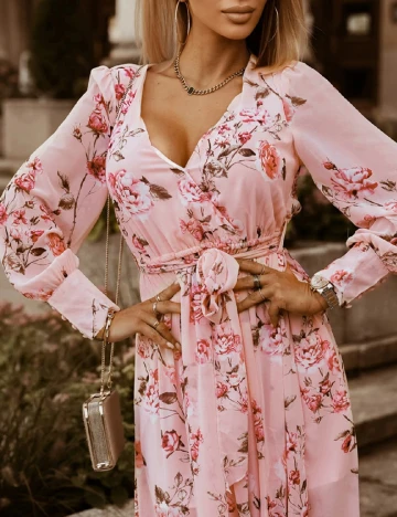 Rochie lunga SHEIN, roz Roz