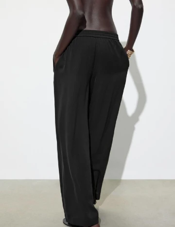 Pantaloni de pijama Zara, negru