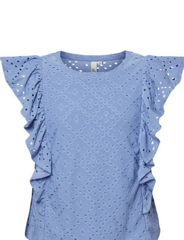 Bluza Pieces Kids, albastru