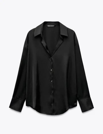 Camasa Zara, negru Negru