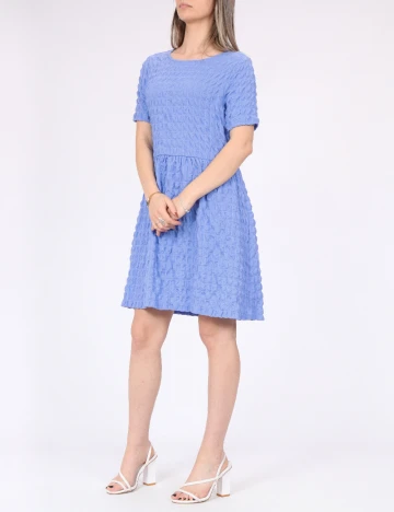 Rochie scurta Pieces, albastru