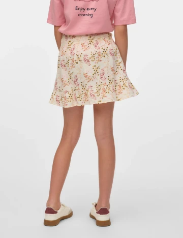 Fusta Vero Moda Kids, crem