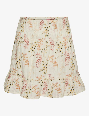 Fusta Vero Moda Kids, crem