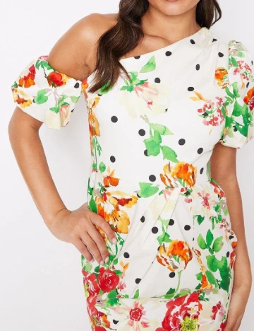 Rochie medie Coast, floral Floral print