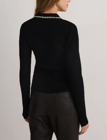 Bluza Reserved, negru Negru