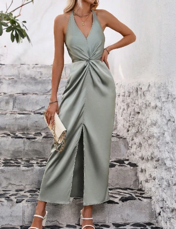 Rochie medie SHEIN, verde Verde