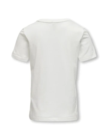 Tricou Kids Only, alb Alb