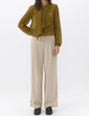Pantaloni Reserved, bej Crem