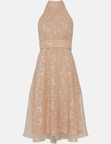 Rochie medie Coast, crem