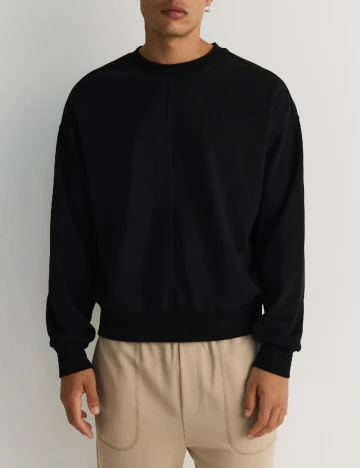 Bluza Reserved, negru Negru