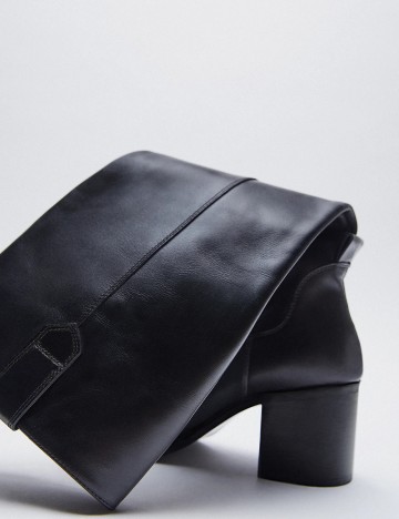 Cizme Zara, negru, 38