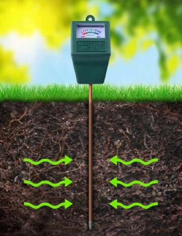 Tester umiditate sol Garden Touch, verde Verde