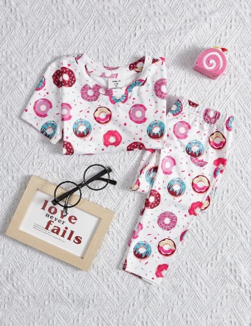 Pijama Shein Kids, alb