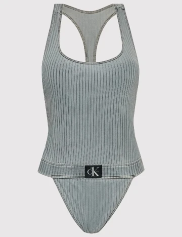 Costum de baie Calvin Klein, gri