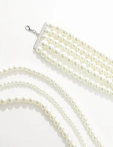 Colier ASOS, ecru