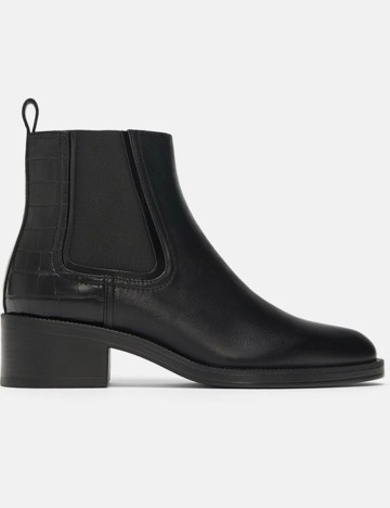 Botine Zara, negru, 38