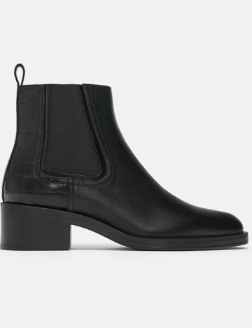 Botine Zara, negru, 38