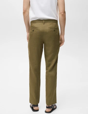 Pantaloni Mango, verde Verde