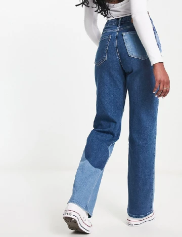 Blugi Hollister, albastru Albastru
