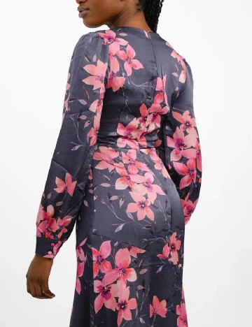 Rochie lunga Liquorish, floral print Floral print