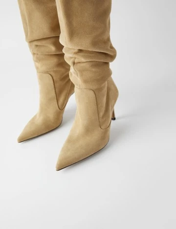 Cizme Zara, bej, 36
