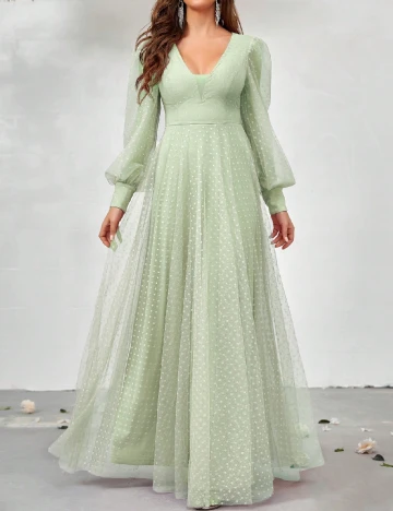 Rochie lunga SHEIN, verde
