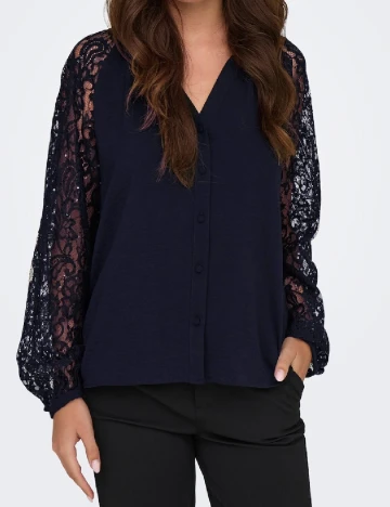 Bluza Only, bleumarin