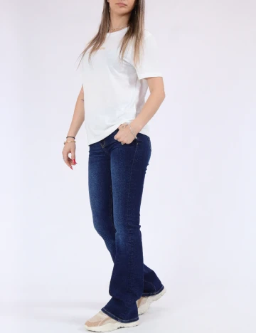 Tricou Only, alb Alb