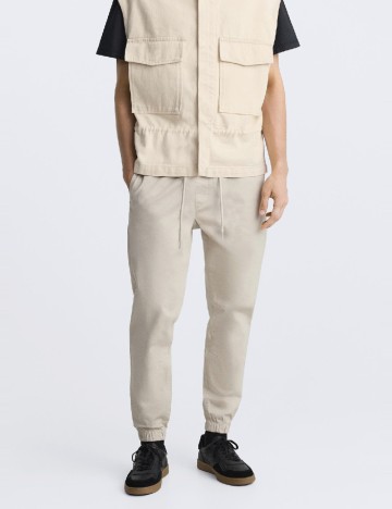 Pantaloni Zara, bej