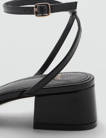 Sandale Mango, negru Negru